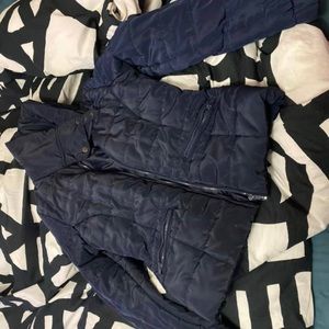 Gently used blue coat